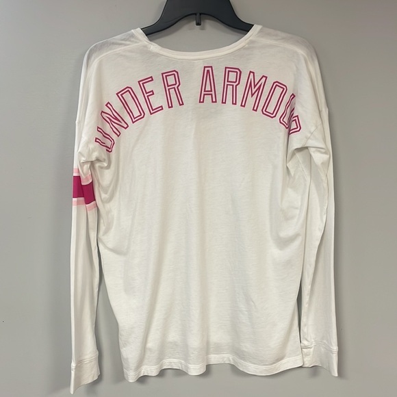 Under armor heat gear ,  SM/P (seems larger) Fight Breast Cancer T-shirt - Picture 2 of 7